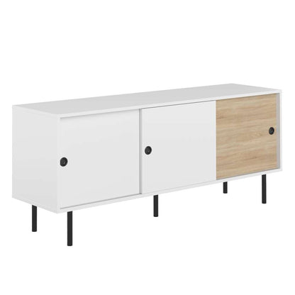 TEMAHOME - Zip Low Sideboard in White / Natural Oak Color - E4113A2103A87 veiw 5