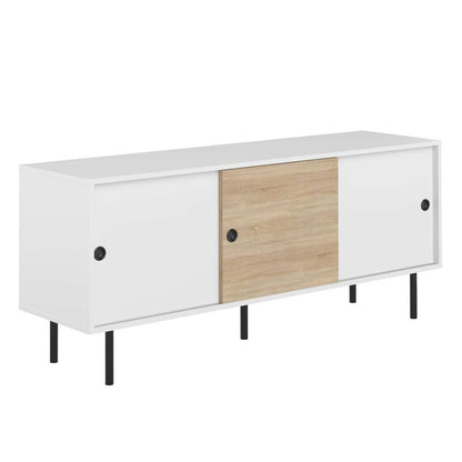 TEMAHOME - Zip Low Sideboard in White / Natural Oak Color - E4113A2103A87 veiw 6