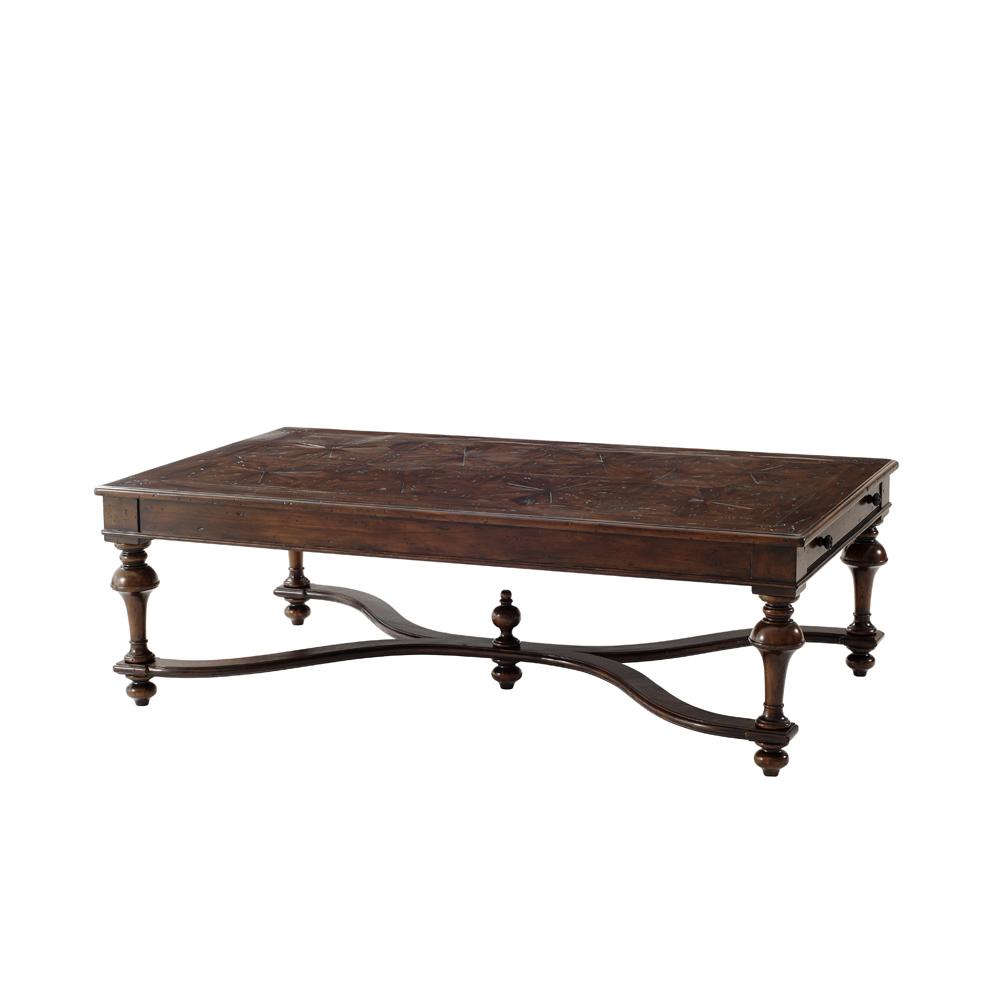 Theodore Alexander - Castle Bromwich The Rustic Parquetry Cocktail Table - CB51003 veiw 1