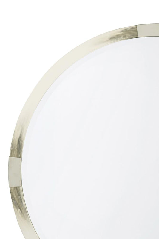 Theodore Alexander - Cutting Edge Mirror Round, Longhorn White - 3102-452 veiw 2