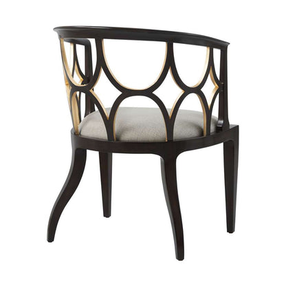 Theodore Alexander - Ebonised Connaught Accent Chair - 4202-066.1BFF veiw 2