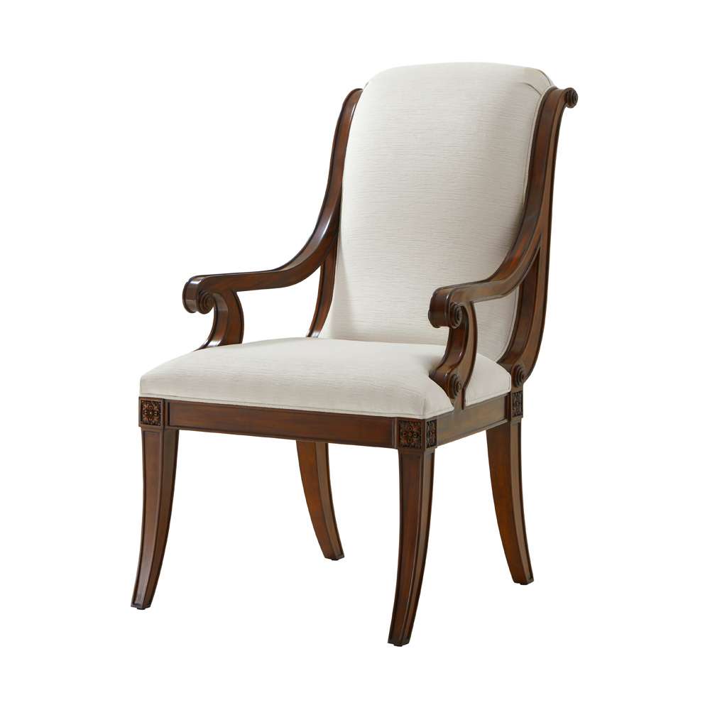 Theodore Alexander - English Cabinet Maker Gabrielles Armchair (Set of 2)  - 4100-787.1BOA veiw 1