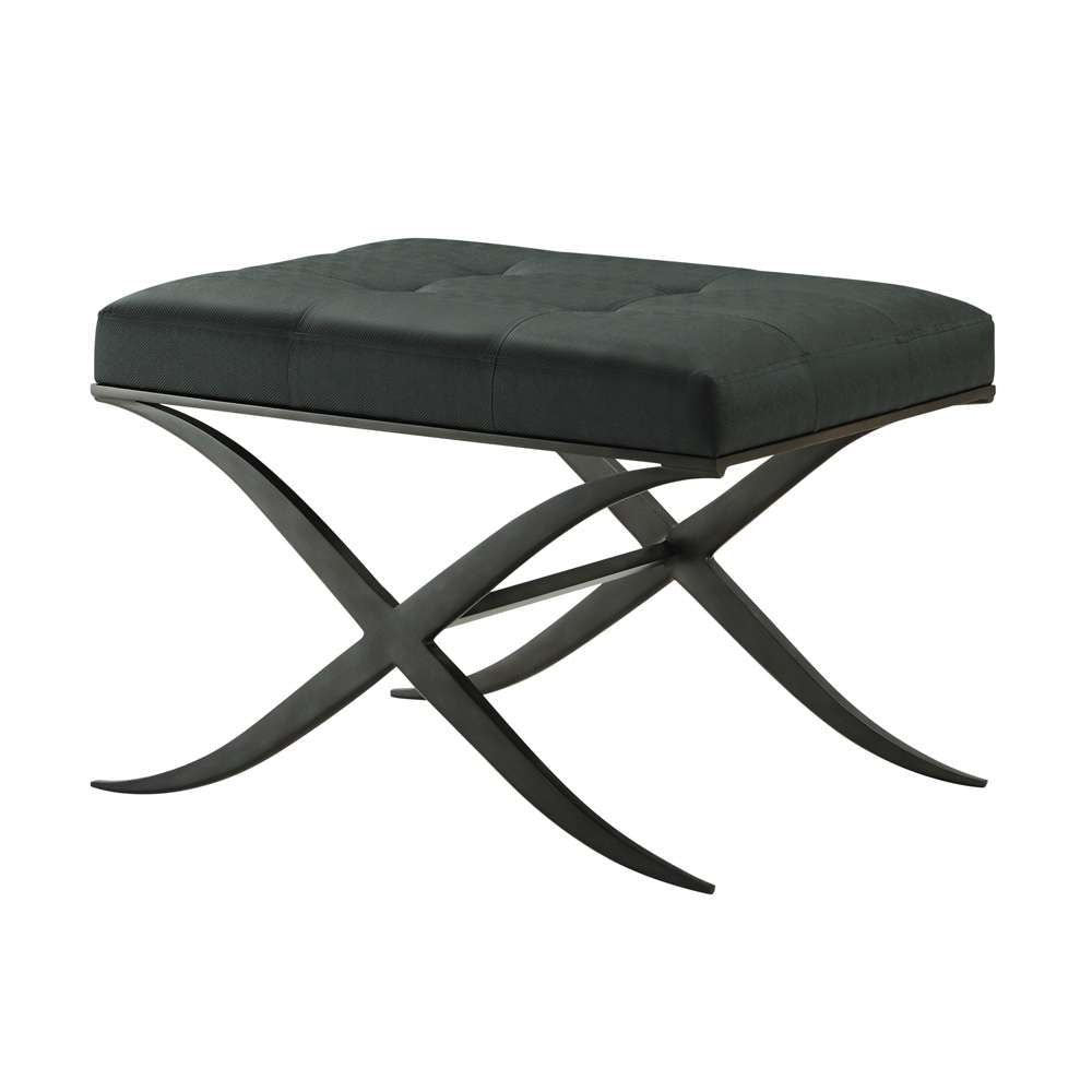 Theodore Alexander - Keno Bros. X-S Ottoman - KENO4404.1BVG_CLOSEOUT veiw 1