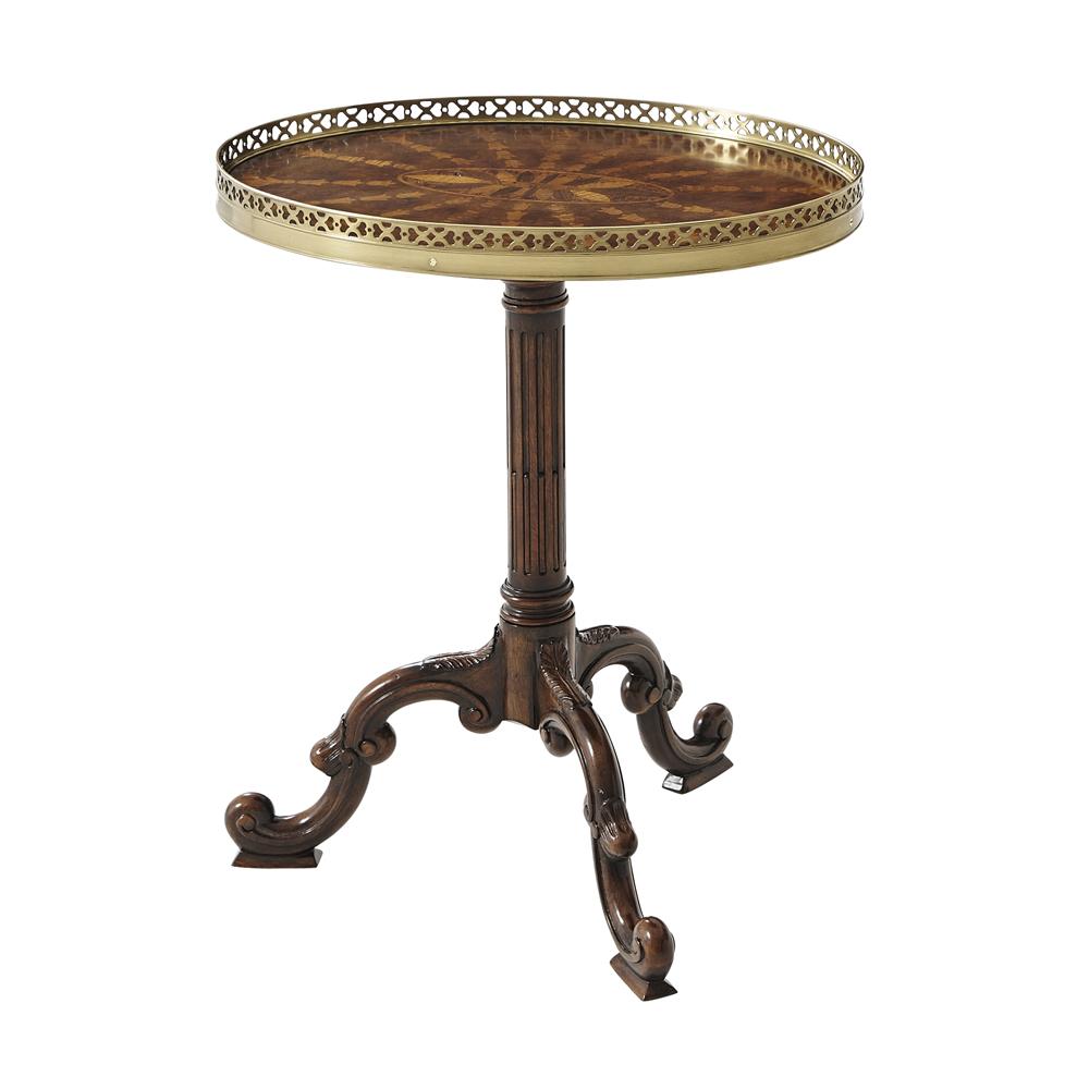 Theodore Alexander - Radiating Parquetry Accent Table - 5005-022 veiw 1