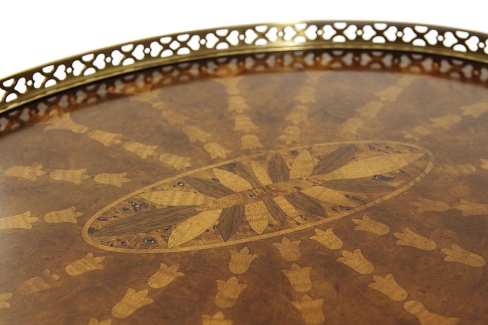Theodore Alexander - Radiating Parquetry Accent Table - 5005-022 veiw 2