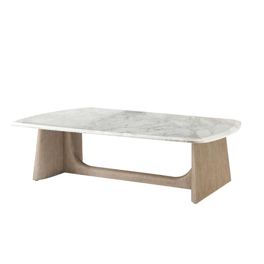 Theodore Alexander - Repose Wooden Coffee Table Marble Top - TA51110.C322 veiw 1
