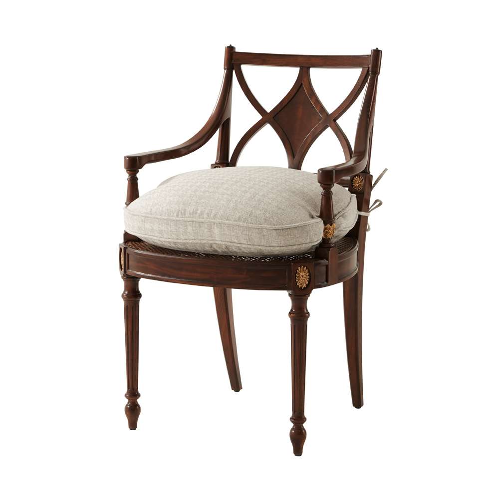 Theodore Alexander - Sheratons Dainty Chair (Set of 2) - 4100-485.1AQP veiw 1