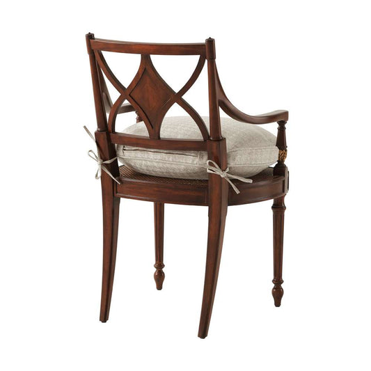 Theodore Alexander - Sheratons Dainty Chair (Set of 2) - 4100-485.1AQP veiw 2