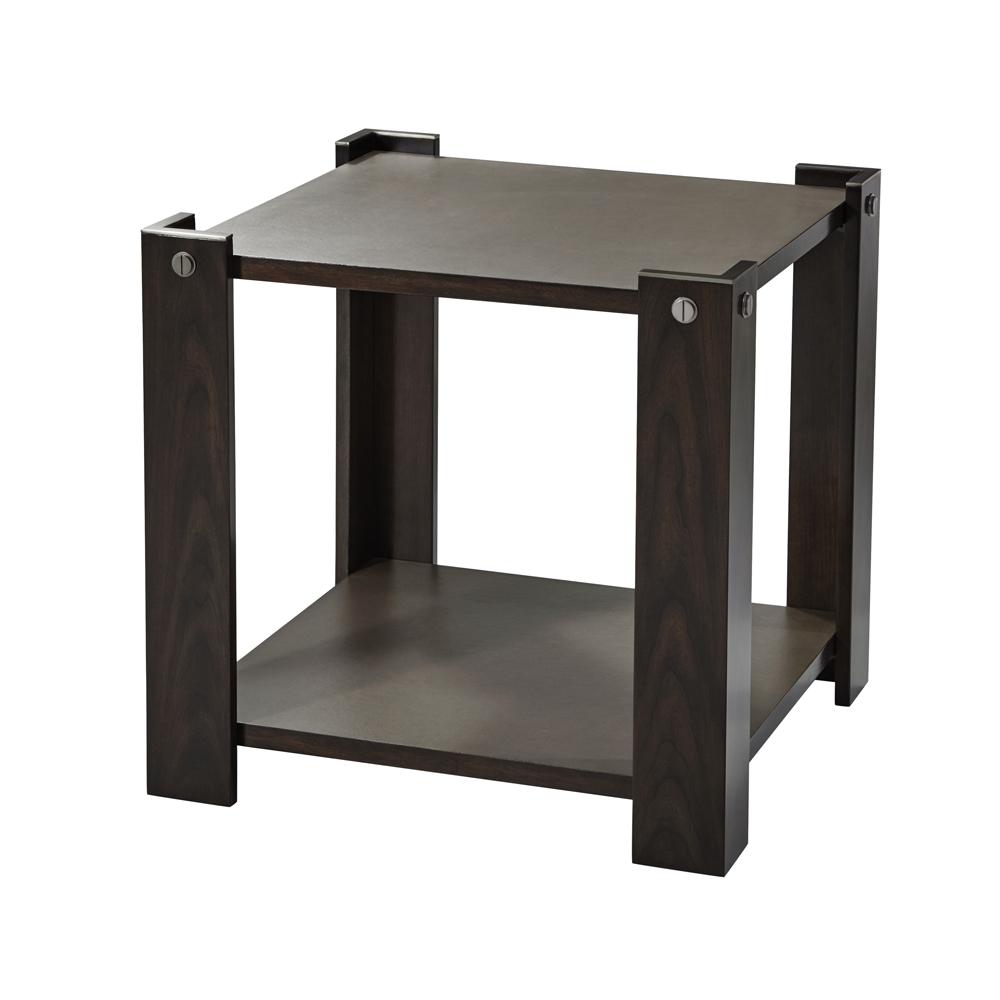 Theodore Alexander - TA Studio No. 3 Tristan Side Table in Ossian Cherry Finish - TAS50027-C097_CLOSEOUT veiw 1
