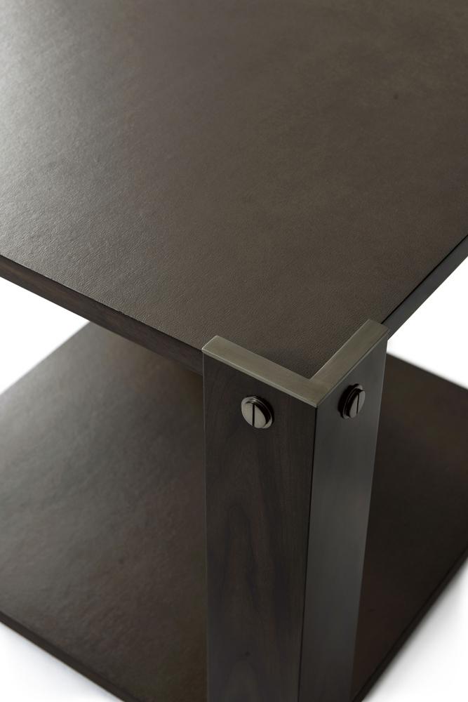 Theodore Alexander - TA Studio No. 3 Tristan Side Table in Ossian Cherry Finish - TAS50027-C097_CLOSEOUT veiw 3