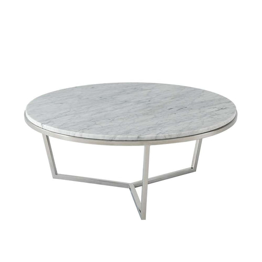 Theodore Alexander - TA Studio Small Fisher Round Cocktail Table (Marble) - TAS51035.C095 veiw 1