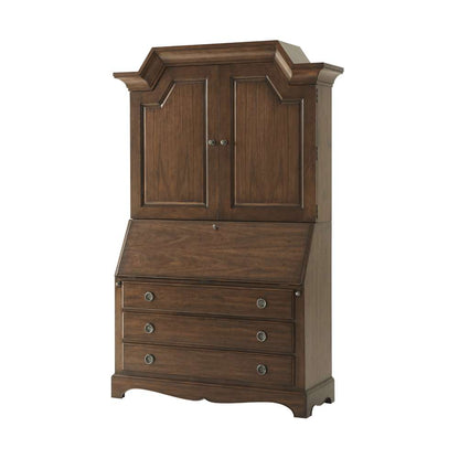 Theodore Alexander - Tavel The Saint-Joseph Secretaire Bookcase in Avesta Finish - TA65002-C147_CLOSEOUT veiw 1
