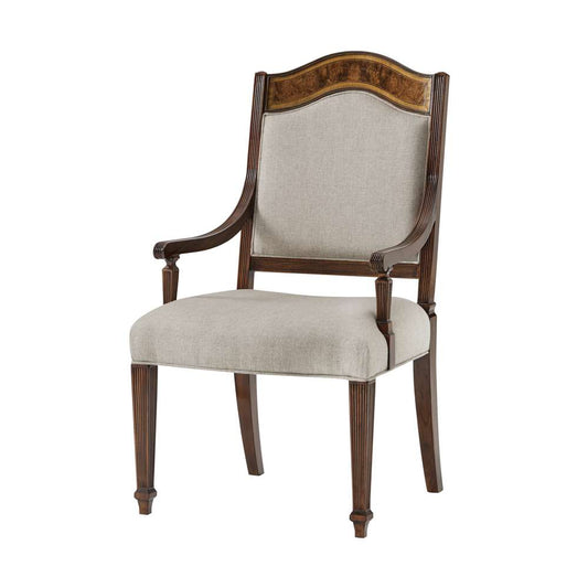 Theodore Alexander - The English Cabinet Maker Sheratons Satinwood ArmChair (Set of 2) - 4105-045-1BFD veiw 1