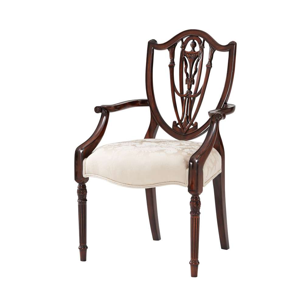 Theodore Alexander - The Hidden Vase Armchair (Set of 2)  - 4100-448.1AVJ veiw 1