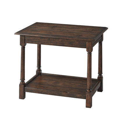 Theodore Alexander - Victory Oak Lodge Side Table - AL50160 veiw 1