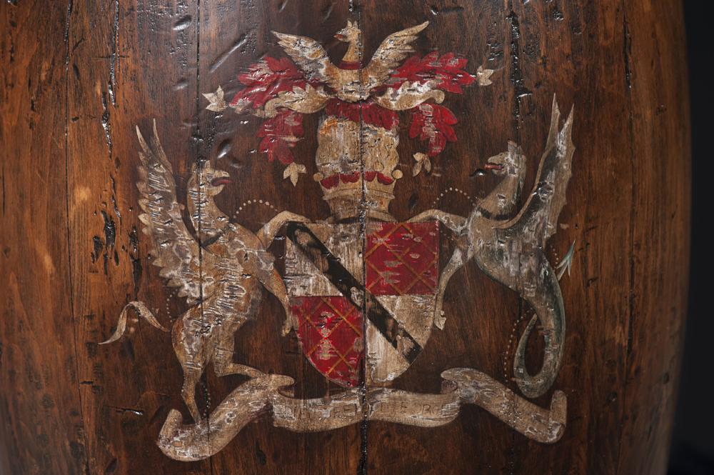 Theodore Alexander - Victory Oak Talbot Barrel Accent Table - AL50127 veiw 2