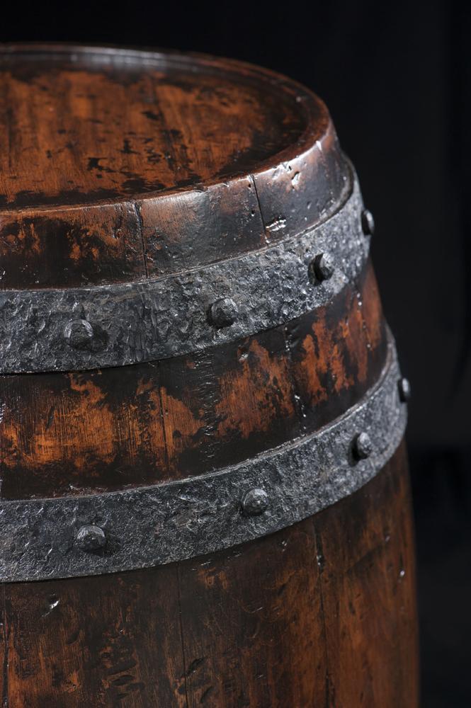 Theodore Alexander - Victory Oak Talbot Barrel Accent Table - AL50127 veiw 3