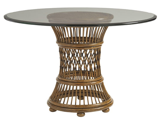 Tommy Bahama Home - Bali Hai Aruba Round Dining Table With 48-Inch Glass Top - 593-870-48C veiw 1
