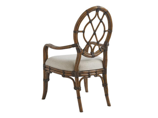 Tommy Bahama Home - Bali Hai Cedar Key Oval Back Arm Chair - 593-887-01 veiw 2