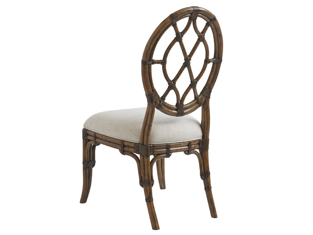 Tommy Bahama Home - Bali Hai Cedar Key Oval Back Side Chair - 593-886-01 veiw 2