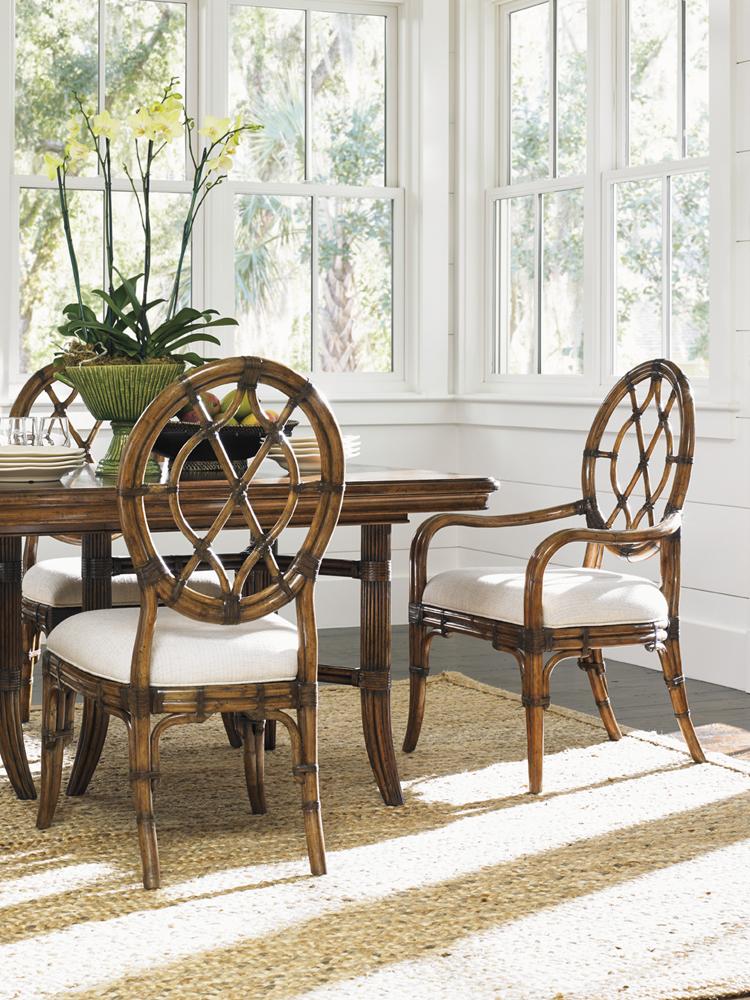 Tommy Bahama Home - Bali Hai Cedar Key Oval Back Side Chair - 593-886-01 veiw 4