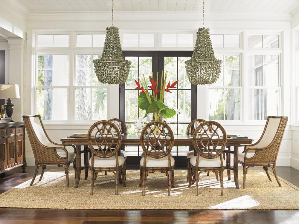 Tommy Bahama Home - Bali Hai Cedar Key Oval Back Side Chair - 593-886-01 veiw 5