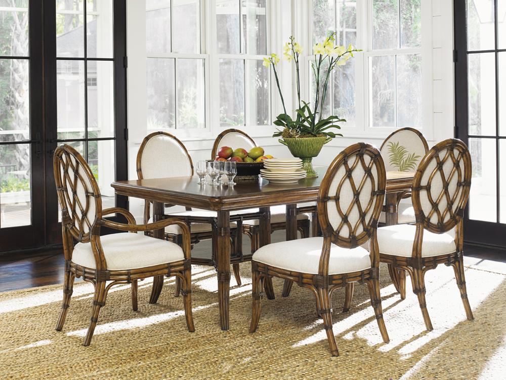 Tommy Bahama Home - Bali Hai Fischer Island Extendable Double Pedestal Dining Table - 593-876C veiw 5