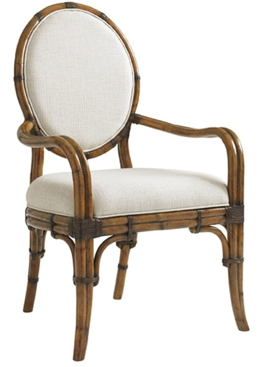 Tommy Bahama Home - Bali Hai Gulfstream Oval Back Arm Chair - 593-881-01 veiw 1