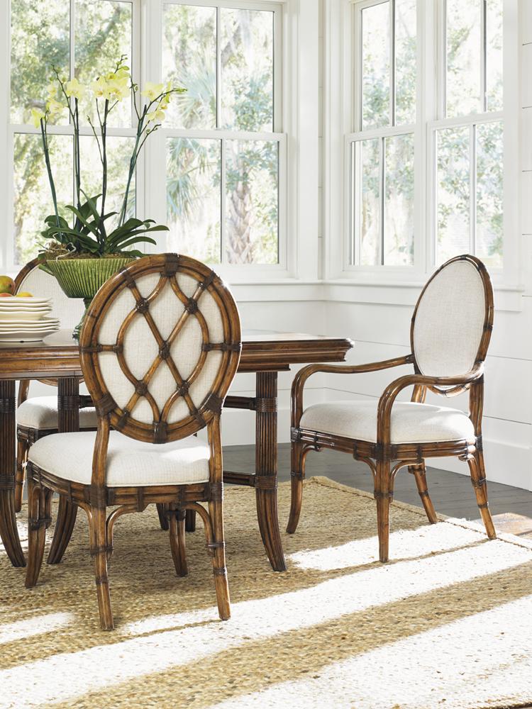 Tommy Bahama Home - Bali Hai Gulfstream Oval Back Arm Chair - 593-881-01 veiw 3