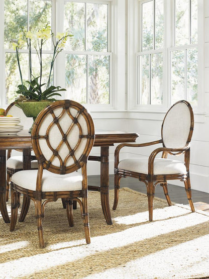 Tommy Bahama Home - Bali Hai Gulfstream Oval Back Arm Chair - 593-881-01 veiw 3