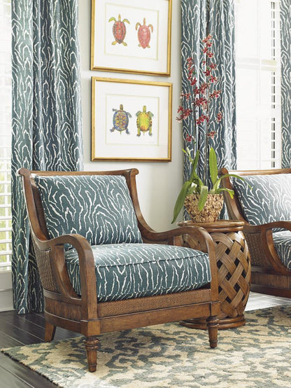 Tommy Bahama Home - Bali Hai Hibiscus Round Accent Table - 593-953 veiw 5