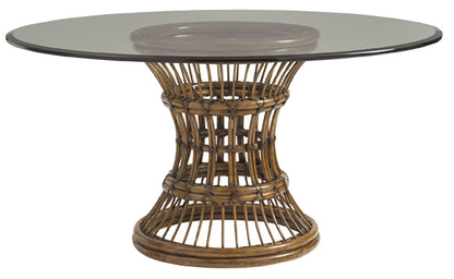 Tommy Bahama Home - Bali Hai Latitude Round Dining Table With 60-Inch Glass Top - 593-875-60C veiw 1