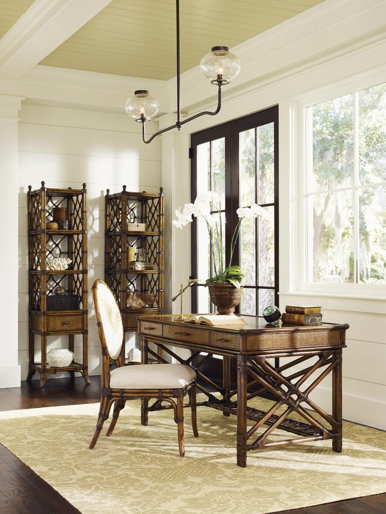Tommy Bahama Home - Bali Hai Palm Front Back Gulfstream Oval Back Side Chair - 593-880-02 veiw 7