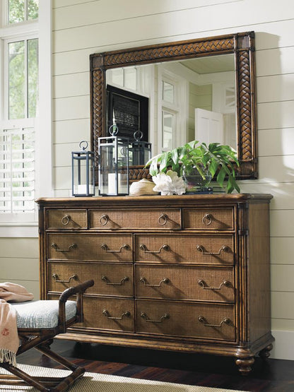 Tommy Bahama Home - Bali Hai Sunrise Landscape Mirror - 593-205 veiw 3