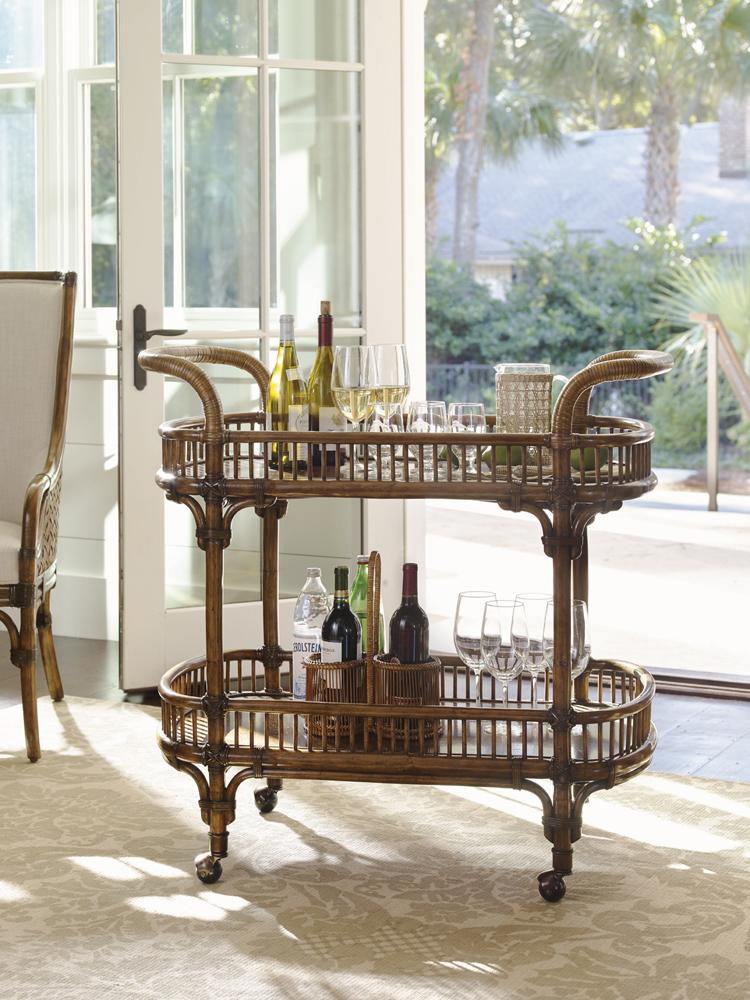 Tommy Bahama Home - Bali Hai Veranda Bar Cart - 593-862 veiw 3