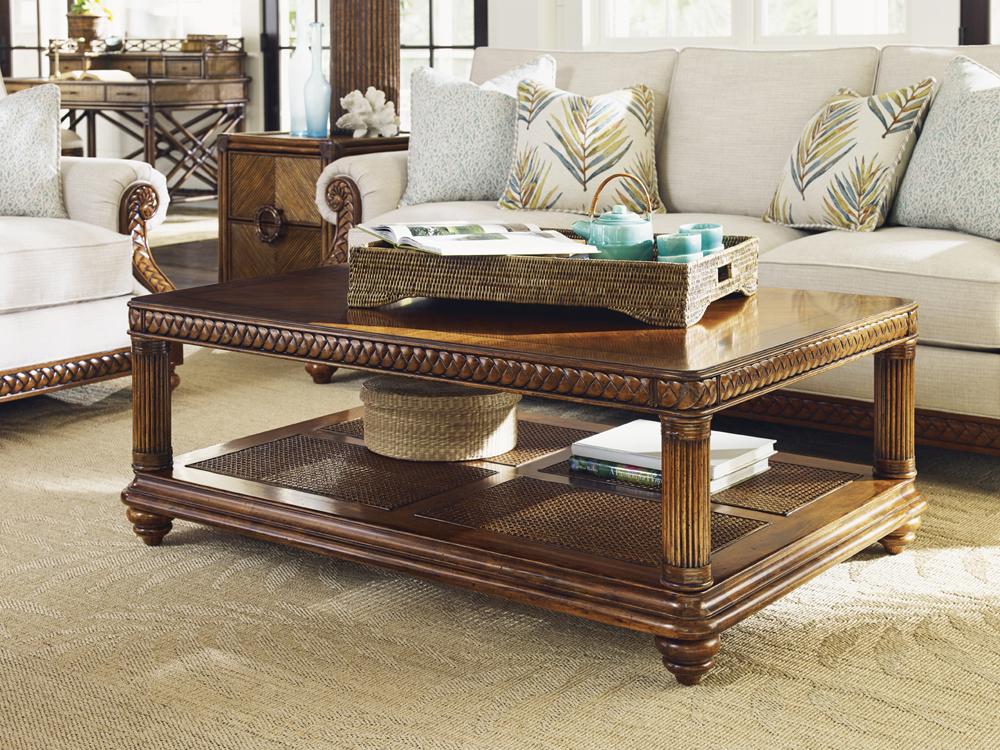 Tommy Bahama Home - Bali Hai Vineyard Point Rectangular Cocktail Table - 593-945 veiw 3