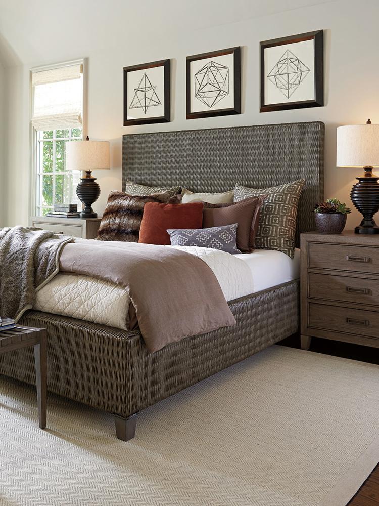 Tommy Bahama Home - Cypress Point Driftwood Isle Woven King Platform Bed - 562-134C veiw 5