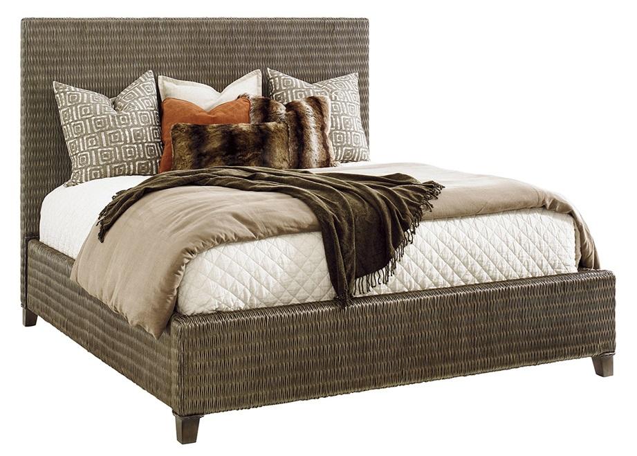 Tommy Bahama Home - Cypress Point Driftwood Isle Woven Queen Platform Bed - 562-133C veiw 1