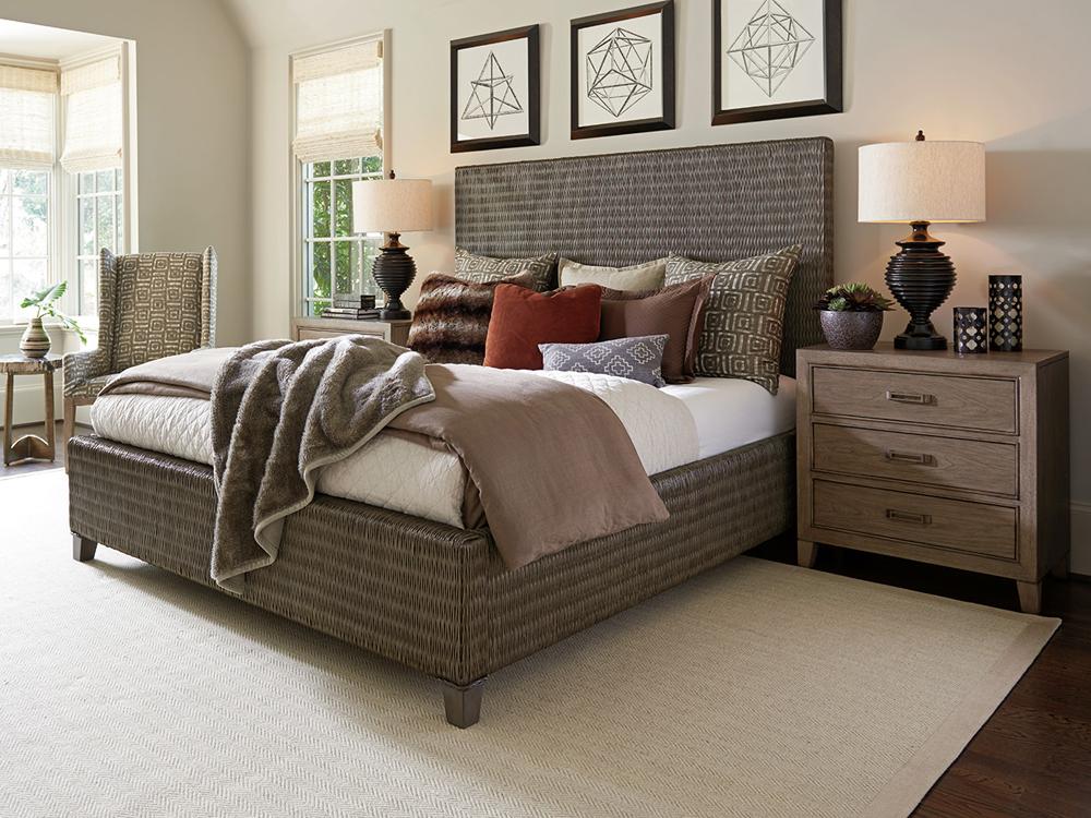 Tommy Bahama Home - Cypress Point Driftwood Isle Woven Queen Platform Bed - 562-133C veiw 3