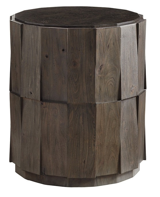 Tommy Bahama Home - Cypress Point Everett Round Travertine End Table - 562-951 veiw 1