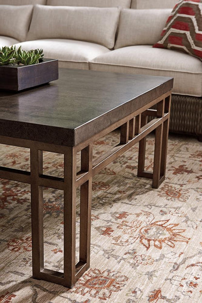 Tommy Bahama Home - Cypress Point Montera Travertine Cocktail Table - 561-943 veiw 5