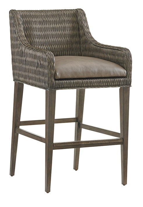 Tommy Bahama Home - Cypress Point Turner Woven Bar Stool - 562-896-01 veiw 1