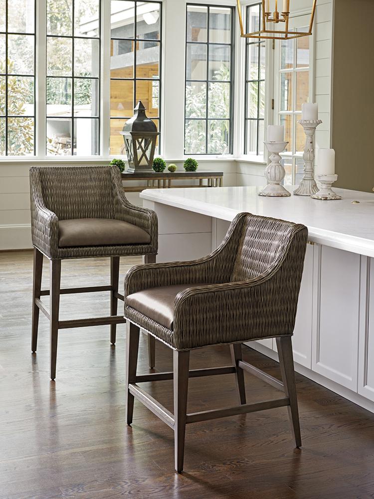 Tommy Bahama Home - Cypress Point Turner Woven Counter Stool - 562-895-01 veiw 3