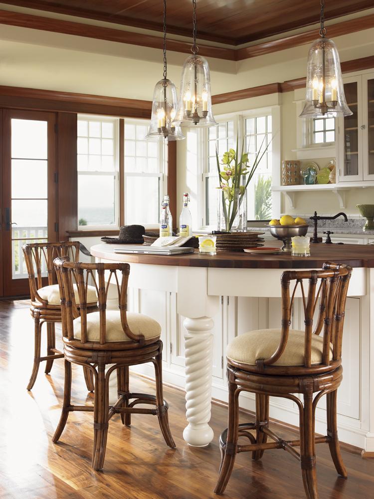 Tommy Bahama Home - Island Estate South Beach Swivel Counter Stool - 531-815-01 veiw 3