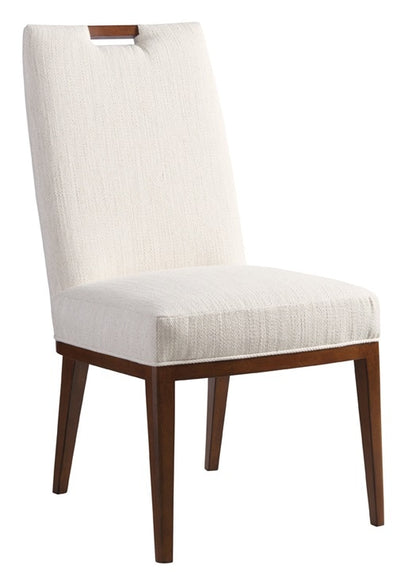 Tommy Bahama Home - Island Fusion Coles Bay Side chair in Off White Fabric - 556-884-02 veiw 1