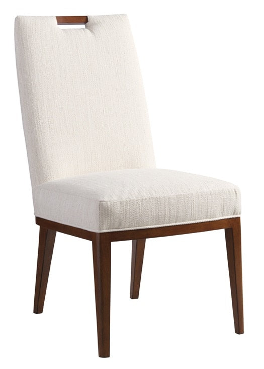 Tommy Bahama Home - Island Fusion Coles Bay Side chair in Off White Fabric - 556-884-02 veiw 1