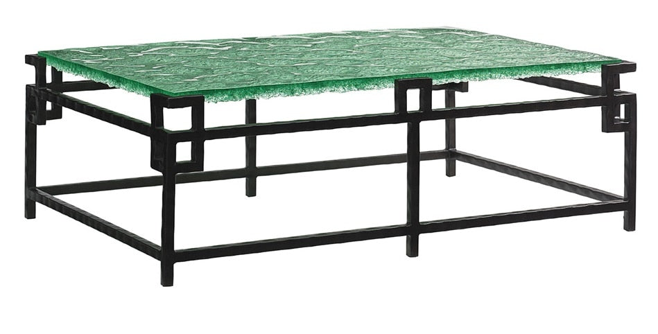 Tommy Bahama Home - Island Fusion Hermes Reef Glass Top Cocktail Table - 556-947C veiw 1