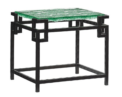 Tommy Bahama Home - Island Fusion Hermes Reef Glass Top End Table - 556-953C veiw 1