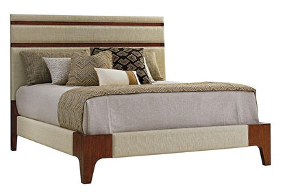 Tommy Bahama Home - Island Fusion Mandarin Queen Upholstered Panel Bed - 556-133C veiw 1
