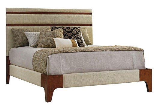 Tommy Bahama Home - Island Fusion Mandarin Queen Upholstered Panel Bed - 556-133C veiw 1